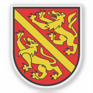 Pegatina Escudo de armas del distrito de Fraubrunnen, Suiza