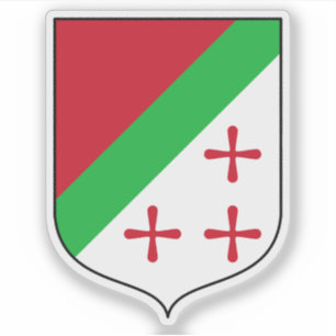 Pegatina Escudo de armas del Estado de Katanga (1960–1963),