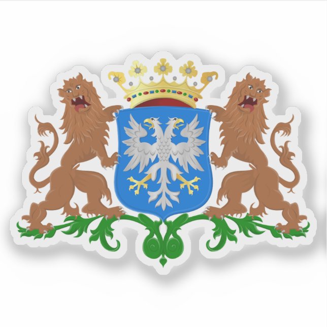 Pegatina Escudo de Arnhem, Países Bajos (Anverso)