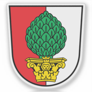 Pegatina Escudo de Augsburgo (Alemania)