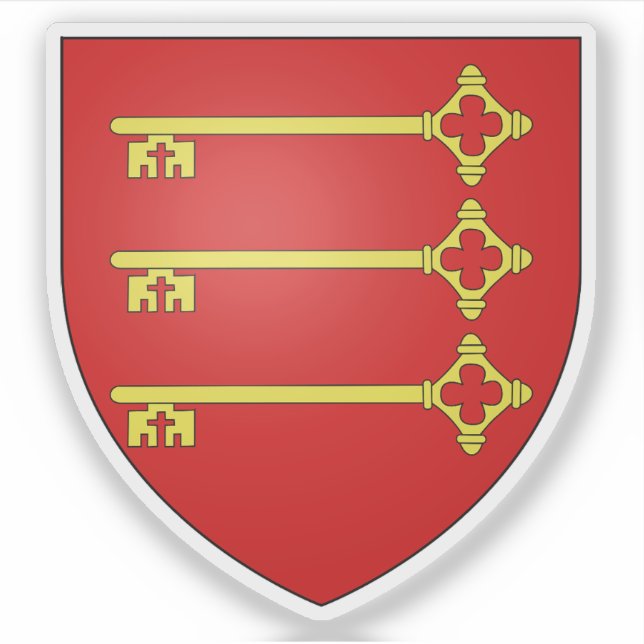 Pegatina Escudo de Aviñón, Vaucluse (Anverso)