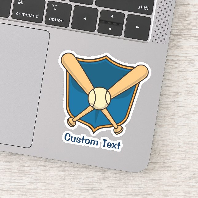 Pegatina Escudo de béisbol (Detalle)