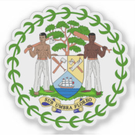 Pegatina Escudo de Belice
