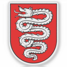 Pegatina Escudo de Bellinzona (Suiza)