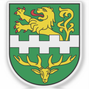 Pegatina Escudo de Bergisch Gladbach, Alemania
