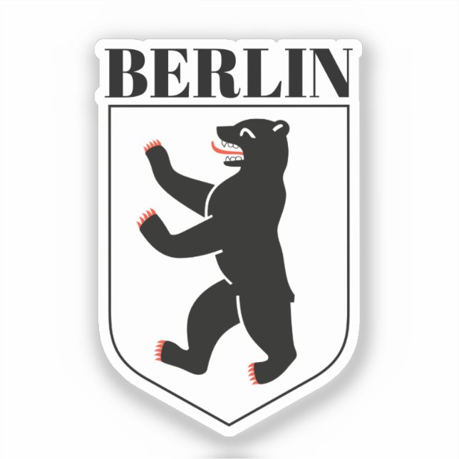 Pegatina Escudo de Berlín (Anverso)