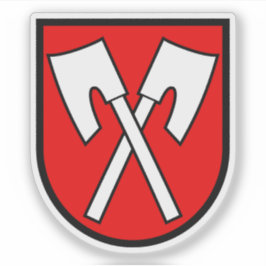Pegatina Escudo de Biel/Bienne, Suiza