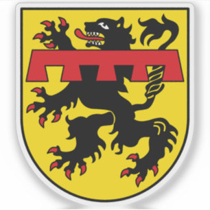 Pegatina Escudo de Blankenheim, Euskirchen Kreis, Ger