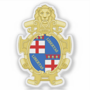 Pegatina Escudo de Bolonia (Italia)