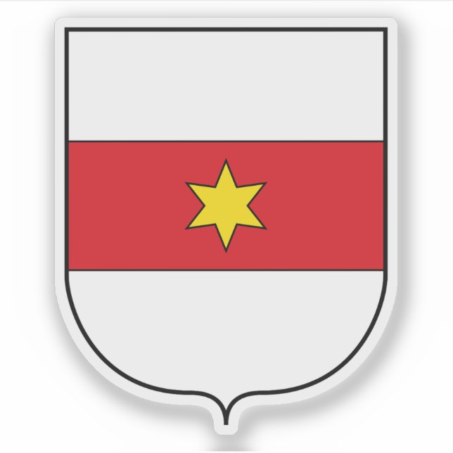 Pegatina Escudo de Bolzano (Italia) (Anverso)