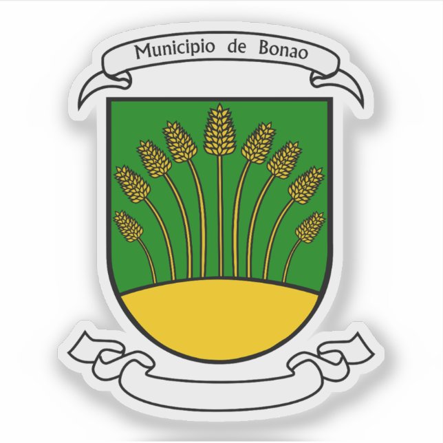 Pegatina Escudo de Bonao (Anverso)