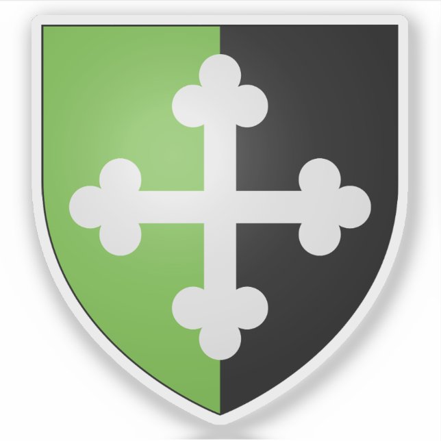 Pegatina Escudo de Bourg-en-Bresse, Ain (Anverso)