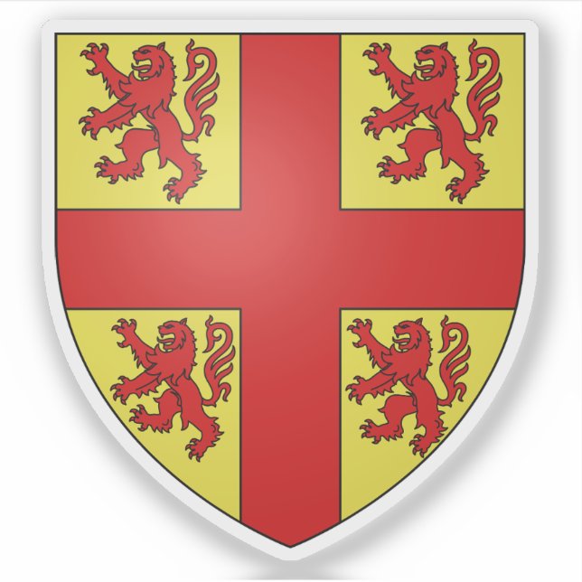 Pegatina Escudo de Brunoy, Essonne, Isla de Francia (Anverso)