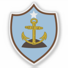 Pegatina Escudo de Caibarién, Cuba