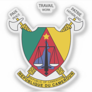 Pegatina Escudo de Camerún
