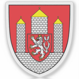 Pegatina Escudo de České Budějovice, República Checa
