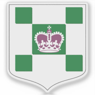 Pegatina Escudo de Charlottetown, Isla del Príncipe Eduardo