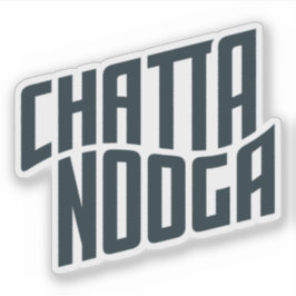 Pegatina Escudo de Chattanooga, Tennessee, EE. UU.