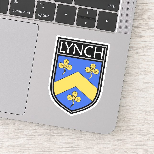 Pegatina Escudo de clan irlandés - Lynch (Detalle)