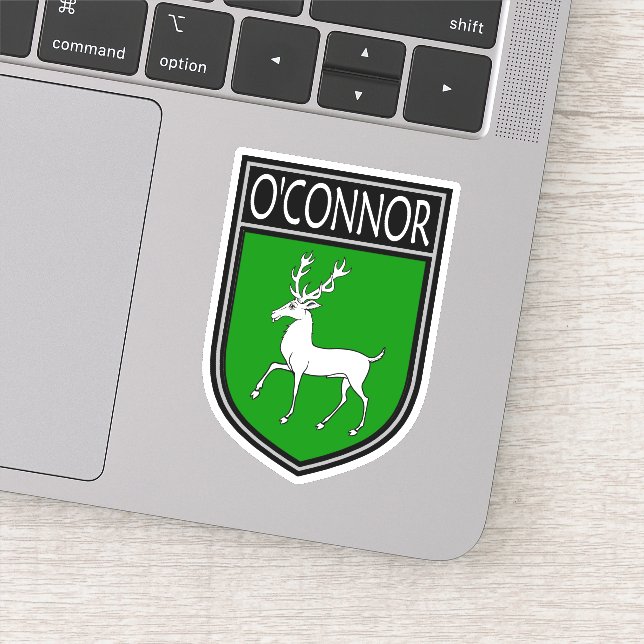 Pegatina Escudo de Clan Irlandés - O'Connor (Detalle)