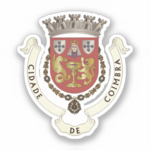 Pegatina Escudo de Coimbra, PORTUGAL
