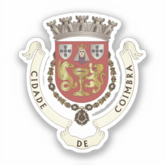 Pegatina Escudo de Coimbra, PORTUGAL