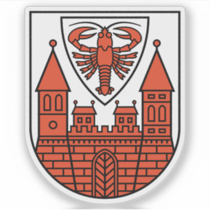 Pegatina Escudo de Cottbus (Alemania)