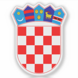 Pegatina Escudo de Croacia
