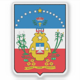 Pegatina Escudo de Cruces, Cuba