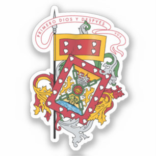Pegatina Escudo de Cuenca, Ecuador