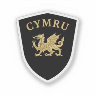 Pegatina Escudo de Cymru