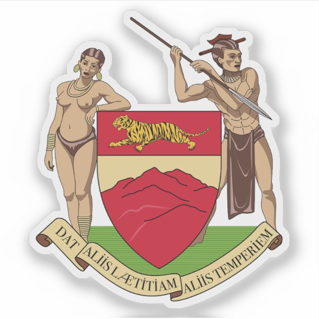 Pegatina Escudo de Da Lat (Dalat), Vietnam (Anverso)