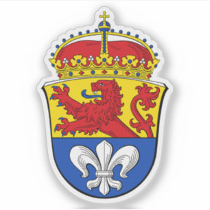 Pegatina Escudo de Darmstadt, Alemania