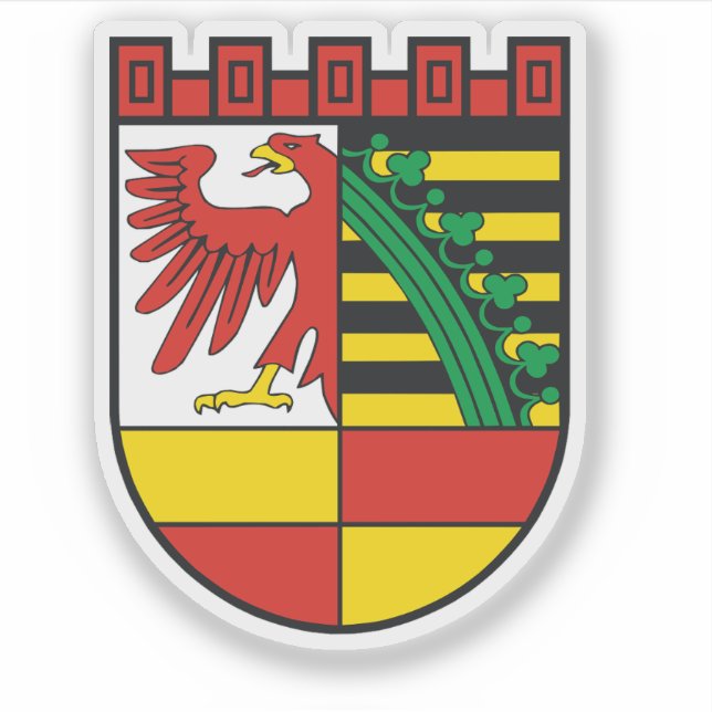 Pegatina Escudo de Dessau (Anverso)
