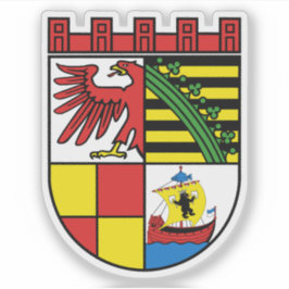 Pegatina Escudo de Dessau-Roßlau, Alemania