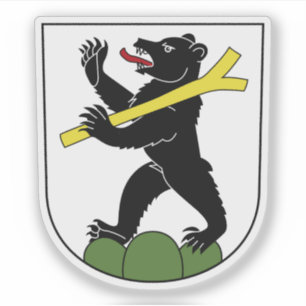 Pegatina Escudo de Dielsdorf, Suiza
