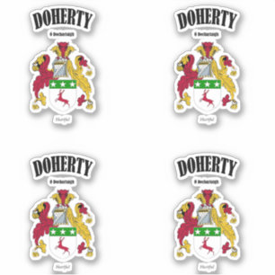 Pegatina Escudo de Doherty Traducción y significado irlandé