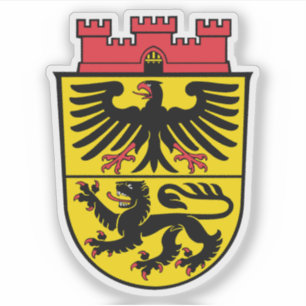Pegatina Escudo de Düren (Alemania)