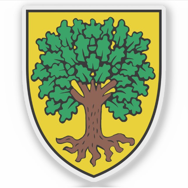Pegatina Escudo de ÉChallens, Suiza (Anverso)