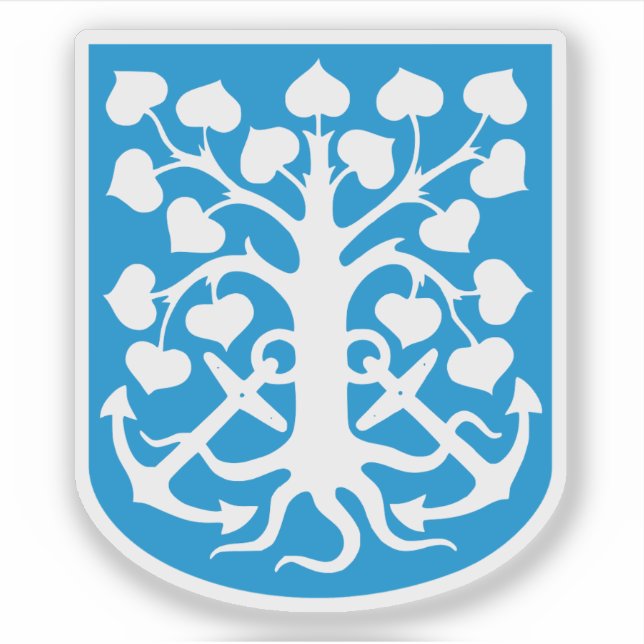Pegatina Escudo de Esbjerg (Anverso)