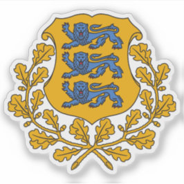 Pegatina Escudo de Estonia