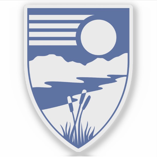 Pegatina Escudo de Eyjafjarðarsveit, Islandia (Anverso)