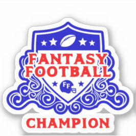 Pegatina Escudo de Fantasía de Fútbol