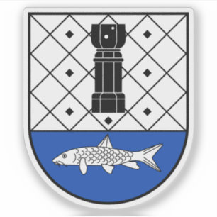 Pegatina Escudo de Feldbach, Estiria, Austria