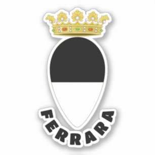 Pegatina Escudo de Ferrara, ITALIA