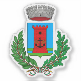 Pegatina Escudo de Fiumicino (Italia)