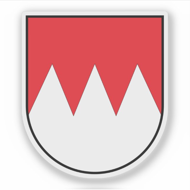 Pegatina Escudo de Francia, Alemania (Anverso)