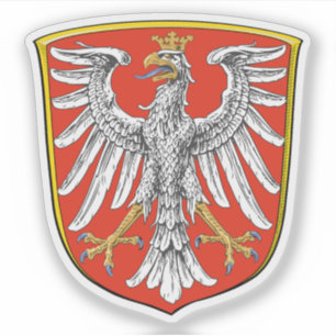 Pegatina Escudo de Frankfurt am Main, Alemania