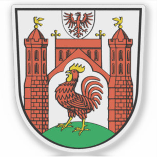 Pegatina Escudo de Frankfurt an der Oder, Alemania
