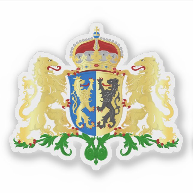 Pegatina Escudo de Gelderland (Países Bajos) (Anverso)